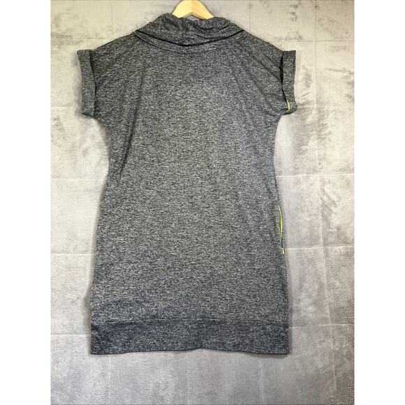 Athleta Pink Lotus Dress Medium Gray Yellow Athletic Stretch Performance Hiking - Picture 7 of 11